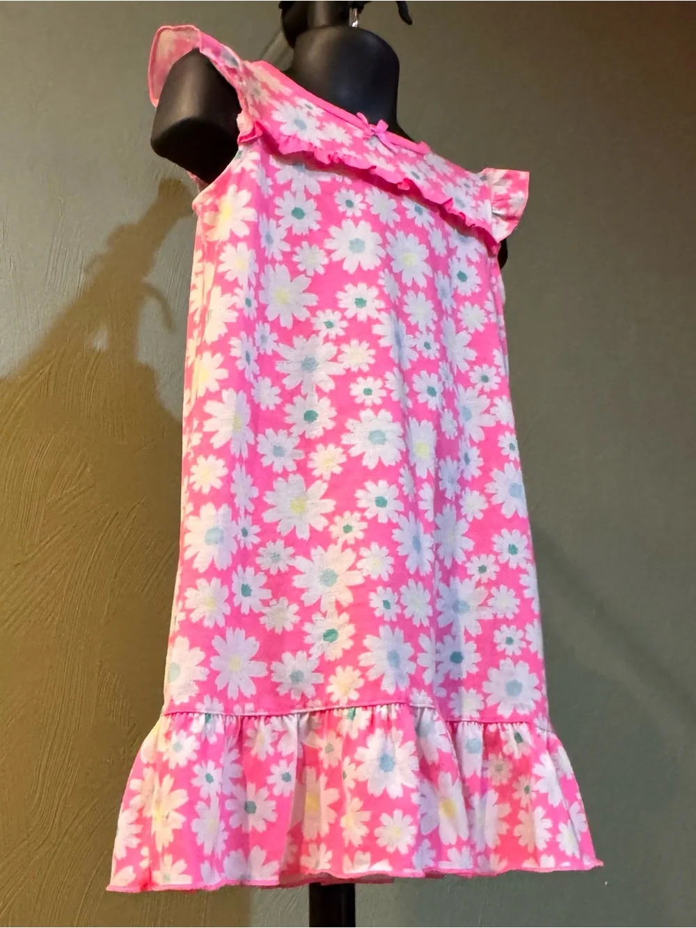Lot of 3 Girls Dresses Sizes 5 & 6 Striped Polka Dot Floral Pink/Black/White
